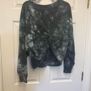 Jealous Tomato Gray Wrap Top